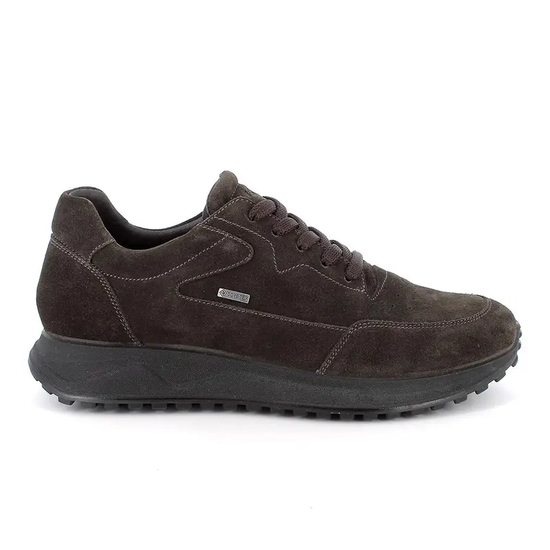 Sneakers gore-tex da uomo marrone con lacci