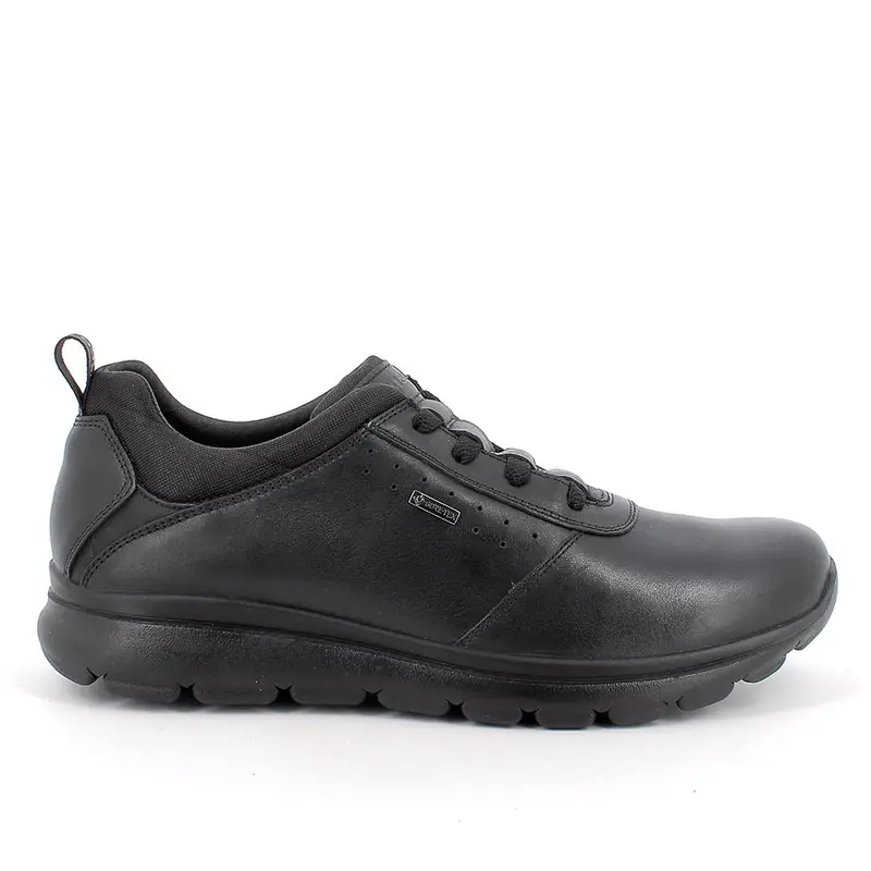 Sneakers gore-tex da uomo nero con lacci