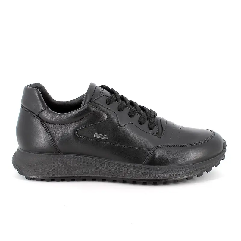 Sneakers gore-tex da uomo nero con lacci