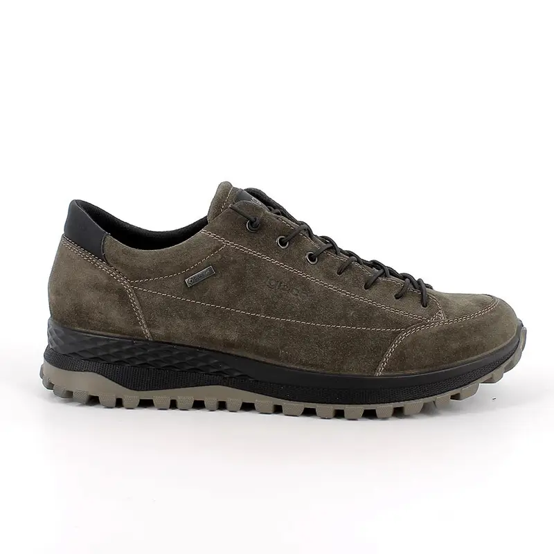 Sneakers gore-tex da uomo verde con lacci