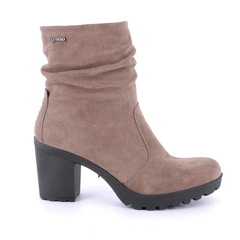 IgieCo Stivaletti con tacco Donna Beige 3199531