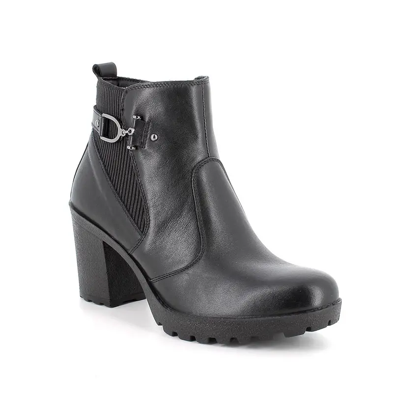 IgieCo Stivaletti con tacco Donna Nero 3199533 miniatura 2
