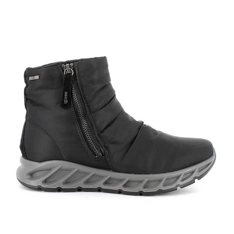 Stivaletti gore-tex da donna nero con zip