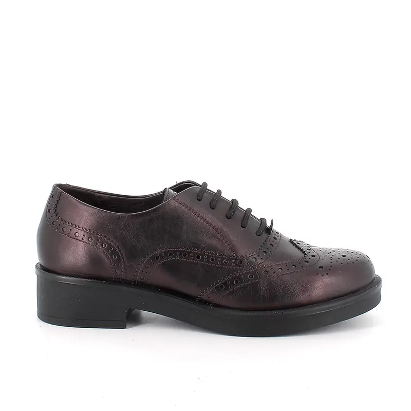 Stringate da donna bordò con lacci