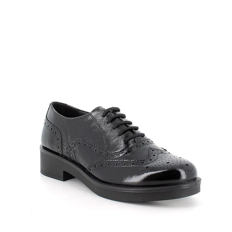 Stringate da donna nero con lacci miniatura 2