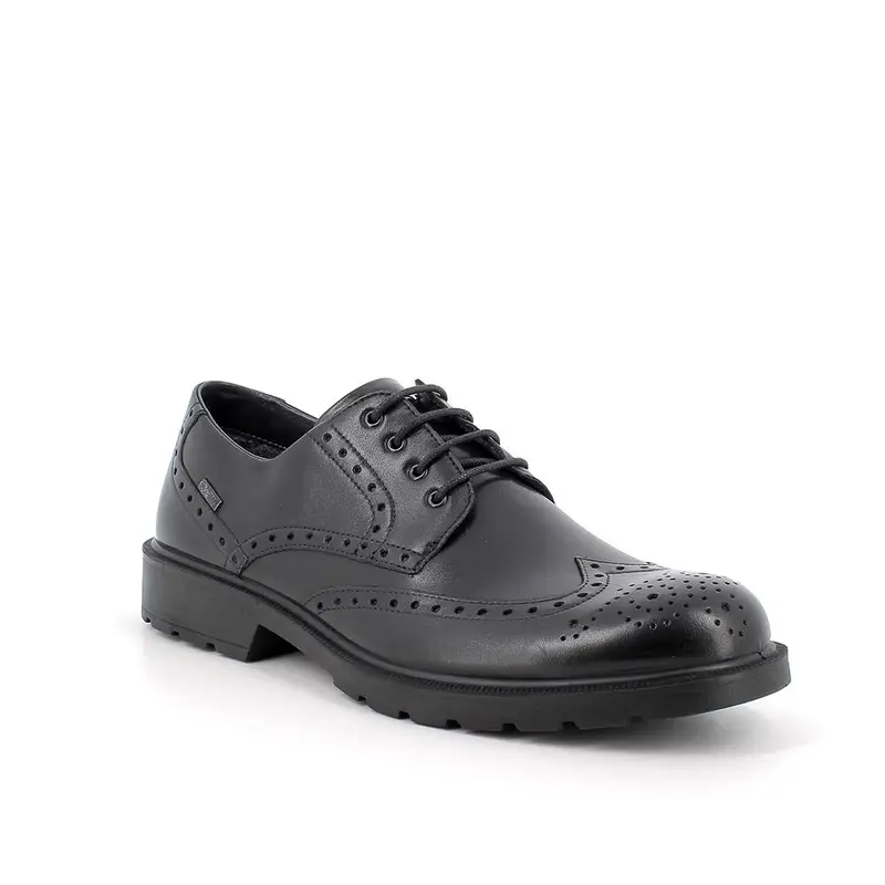 Stringate gore-tex da uomo nero con lacci miniatura 2