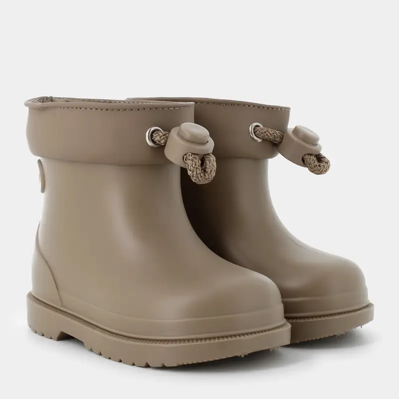 Pioggia-neve-Scarpe Igor da Bambina, beige miniatura 2