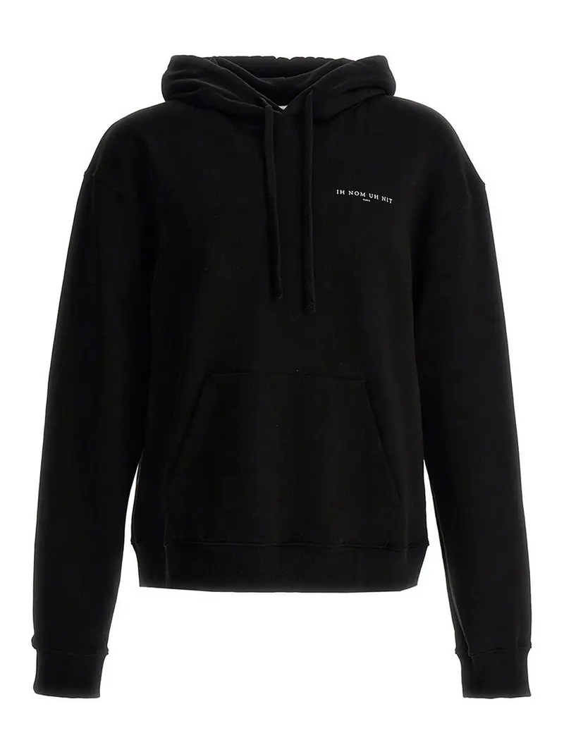 Felpa Authentic con cappuccio Nero