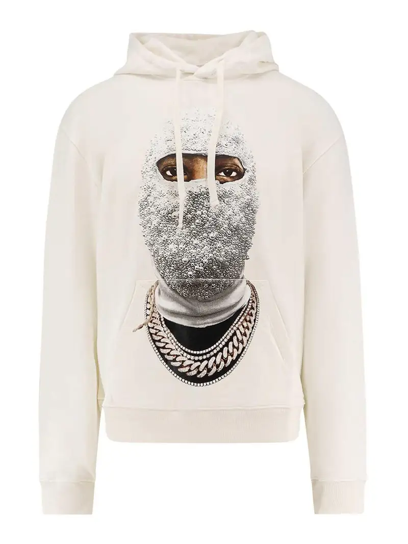 Felpa In Cotone Bianco