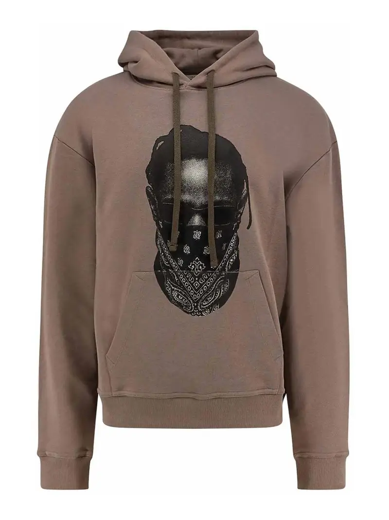 Felpa In Cotone Grigio