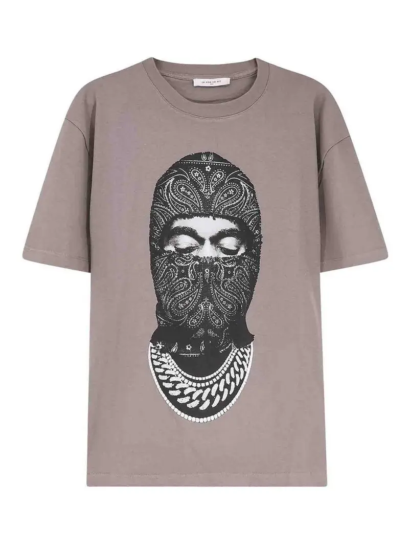 Maglietta In Cotone Grigio