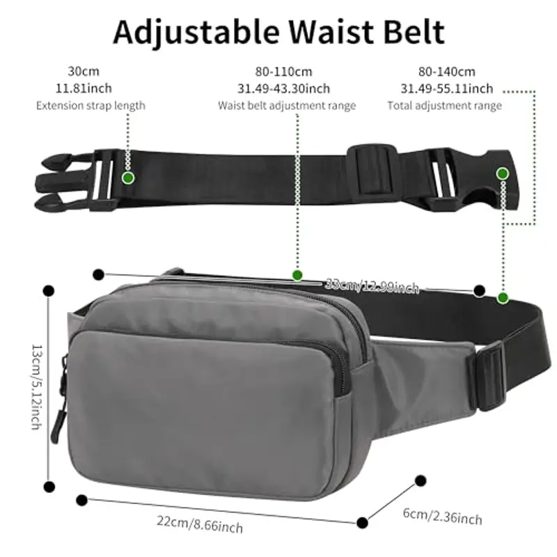 IHIGOGOFA Marsupio Grigio 1599294 miniatura 3