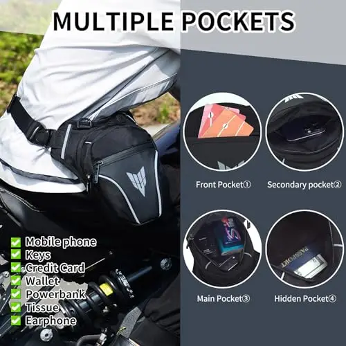 IHIGOGOFA Marsupio Uomo Nero 2517281 miniatura 2