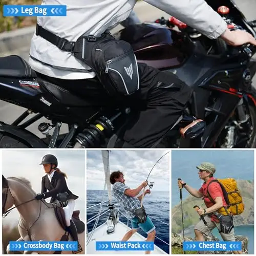 IHIGOGOFA Marsupio Uomo Nero 2517281 miniatura 3