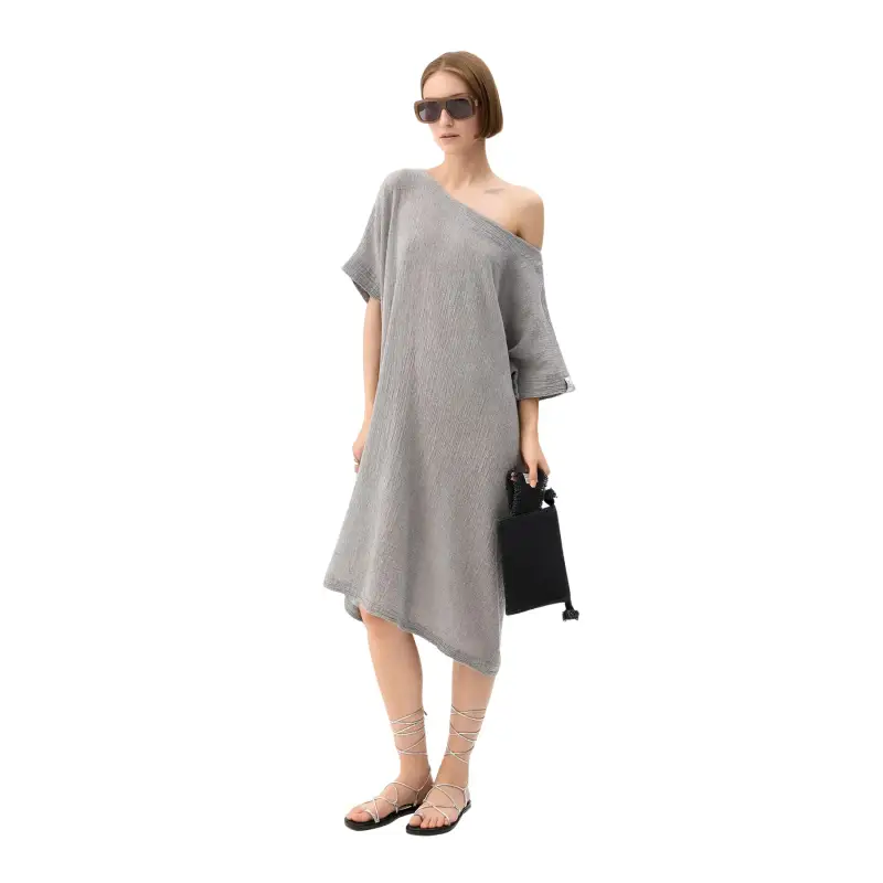 Abito gonfio stropicciato donna Ikikiz