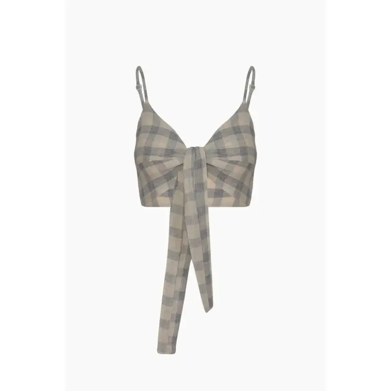 Bustier a quadretti donna Ikikiz