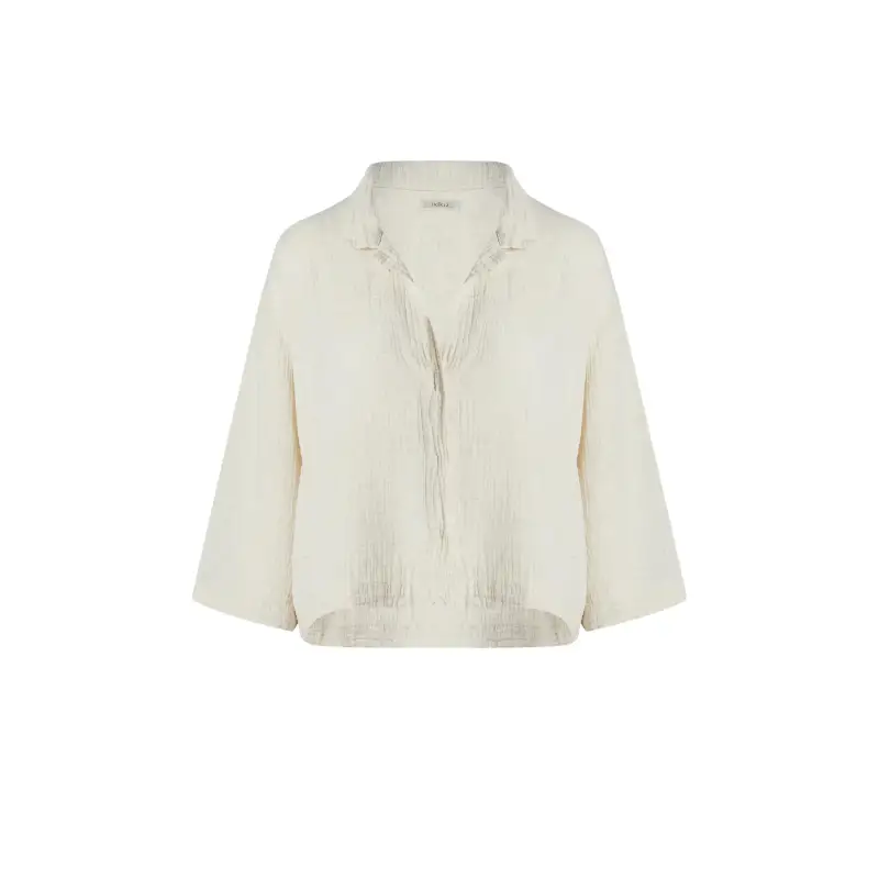 Camicia stropicciata donna Ikikiz