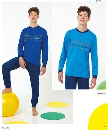 Pigiama da ragazzo in jersey di cotone Il Granchietto GP4125