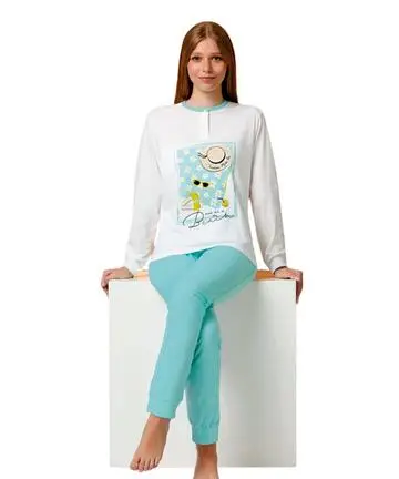 Pigiama da ragazza in jersey di cotone Il Granchietto GP7134