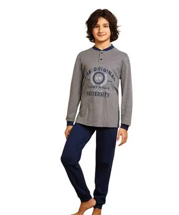 Pigiama da ragazzo in caldo cotone Il Granchietto GP4139