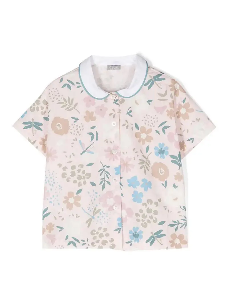 Camicia floreale Rosa