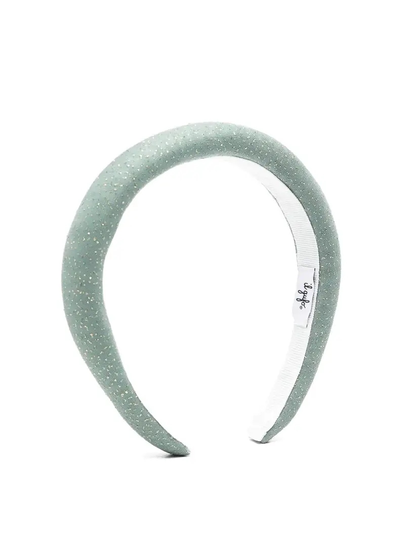 Cerchietto Con Glitter Verde