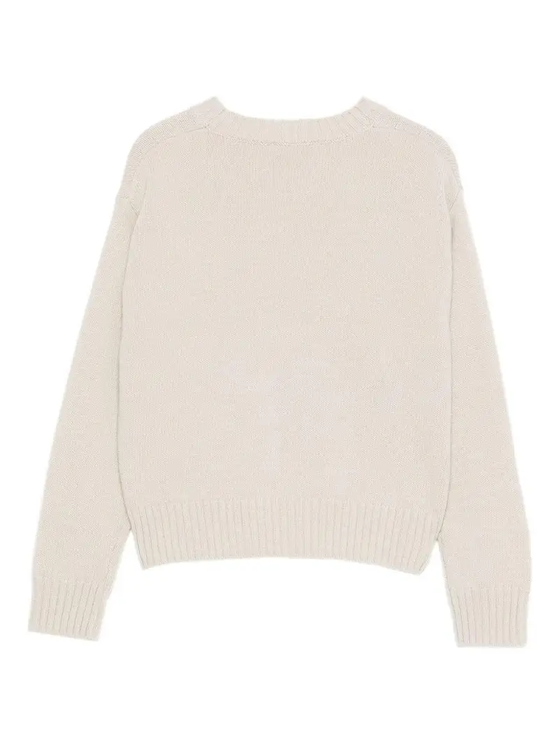 Il Gufo Kids Maglione Bambino Mandorla con Motivi Funghi miniatura 3