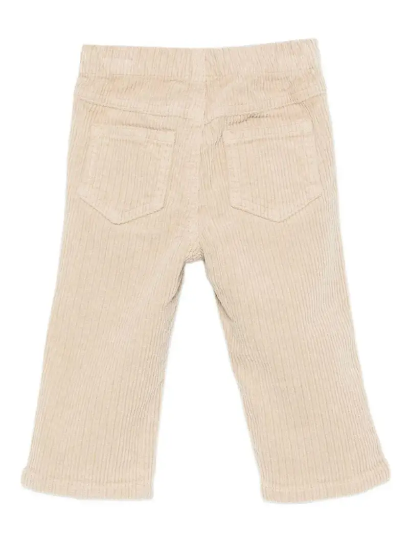 Il Gufo Kids Pantaloni beige in corduroy per bambini miniatura 3