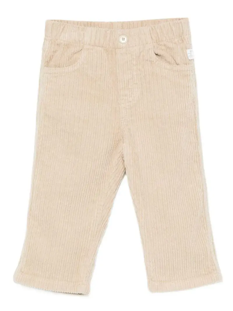 Il Gufo Kids Pantaloni beige in corduroy per bambini