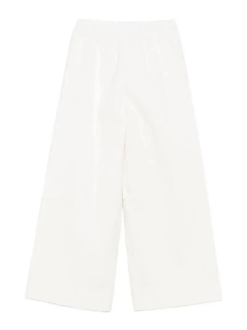 Pantalone A Coste Bianco