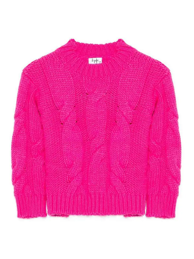 Pull Intrecciato Multicolore