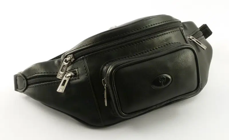 Il Kuoio Marsupio Nero 2562042