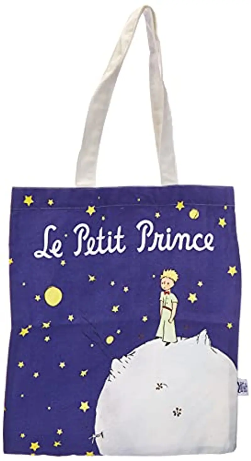 Il Piccolo Principe 525516 Borsa Notte Stellata, Tessuto, Multicolore, 38 x 44 x 44 cm