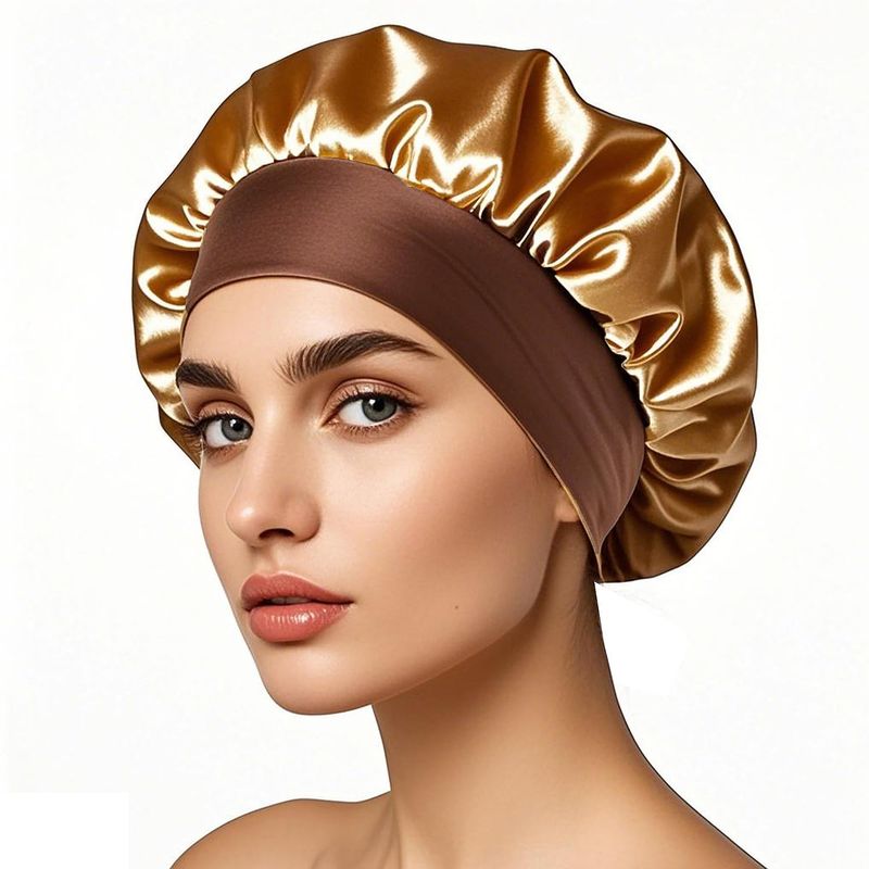 ILAMVIE Cuffia Seta Capelli Ricci