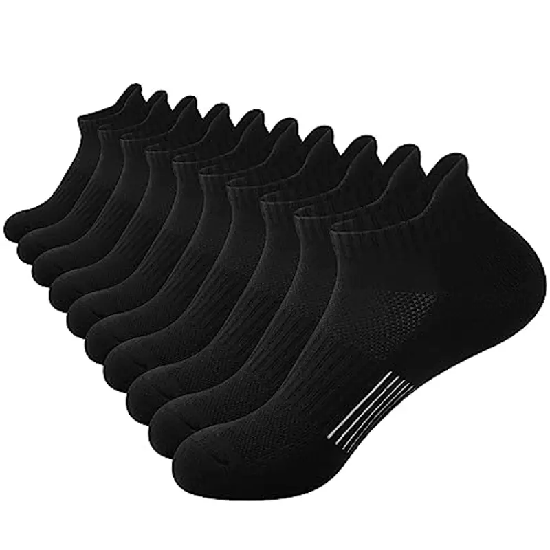 ILOVDAISY Calzini da Corsa Donna - Set 5 Nero II