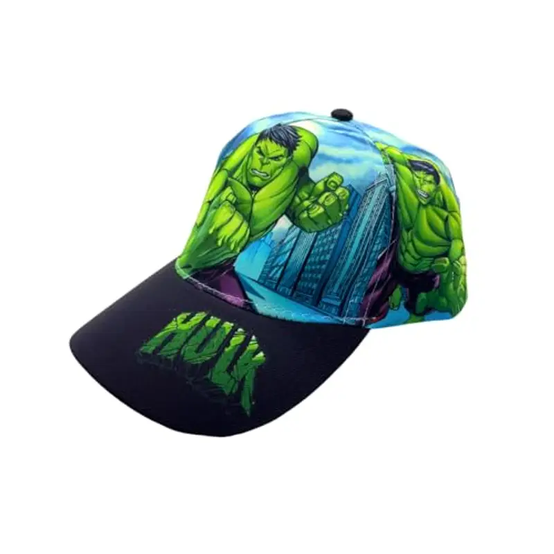 ILS I LOVE SHOPPING Cappello con Visiera da Ragazzo/Bambino Berretto da Baseball Regolabile per Avengers Hulk