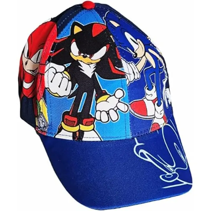 ILS I LOVE SHOPPING Cappello con Visiera da Ragazzo/Bambino Berretto da Baseball Regolabile per Sonic Blu Scuro miniatura 2