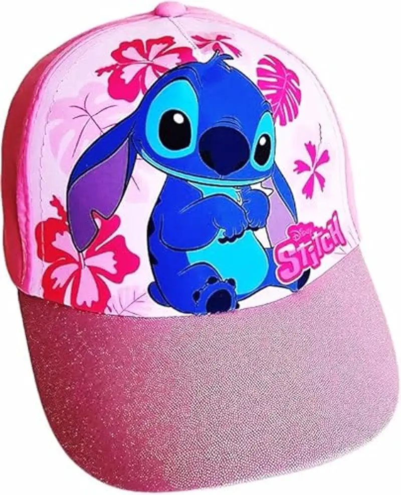 ILS I LOVE SHOPPING Cappello con Visiera da Ragazzo/Bambino Berretto da Baseball Regolabile per Stitch