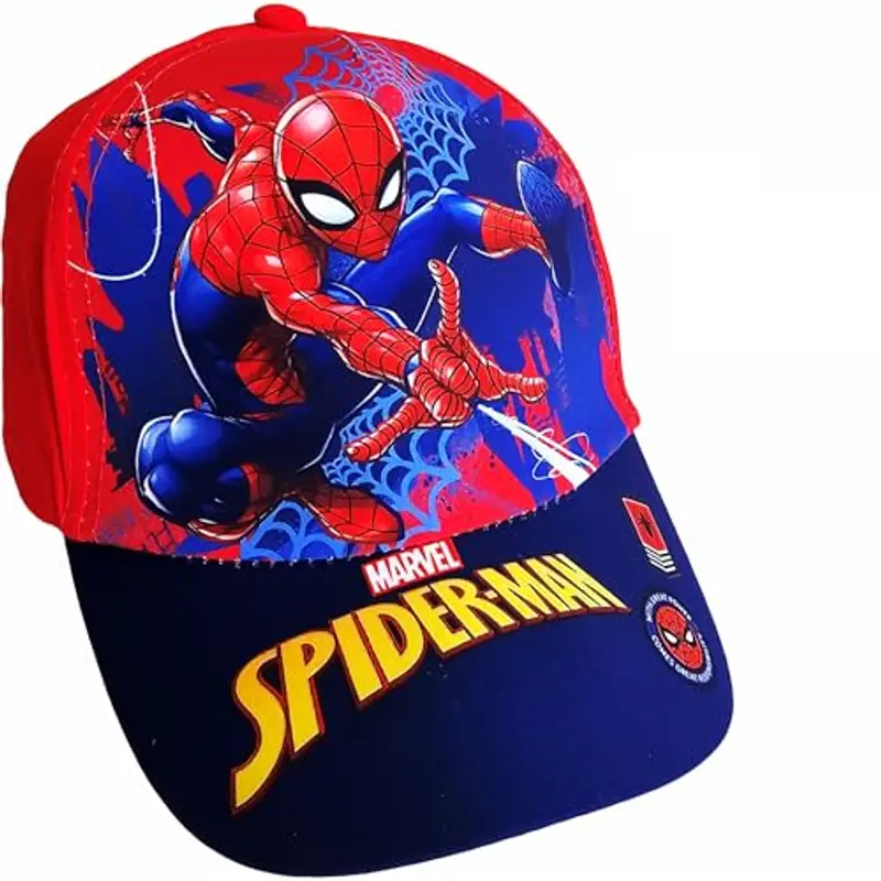 ILS I LOVE SHOPPING Cappello con Visiera da Ragazzo/Bambino Berretto da Baseball Regolabile Spider