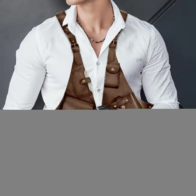 Imbracatura antifurto, doppia tasca a tracolla medievale Cosplay – custodia per telefono per uomo e donna, tracolla regolabile in pelle PU, borsa per telefono all'aperto miniatura 2