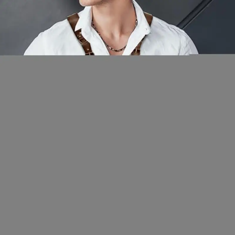 Imbracatura antifurto, stile medievale, vintage, borsa per telefono di sicurezza, regolabile, per esterni, tasca a portafoglio con cinghia sotto le ascelle, tracolla per telefono miniatura 3