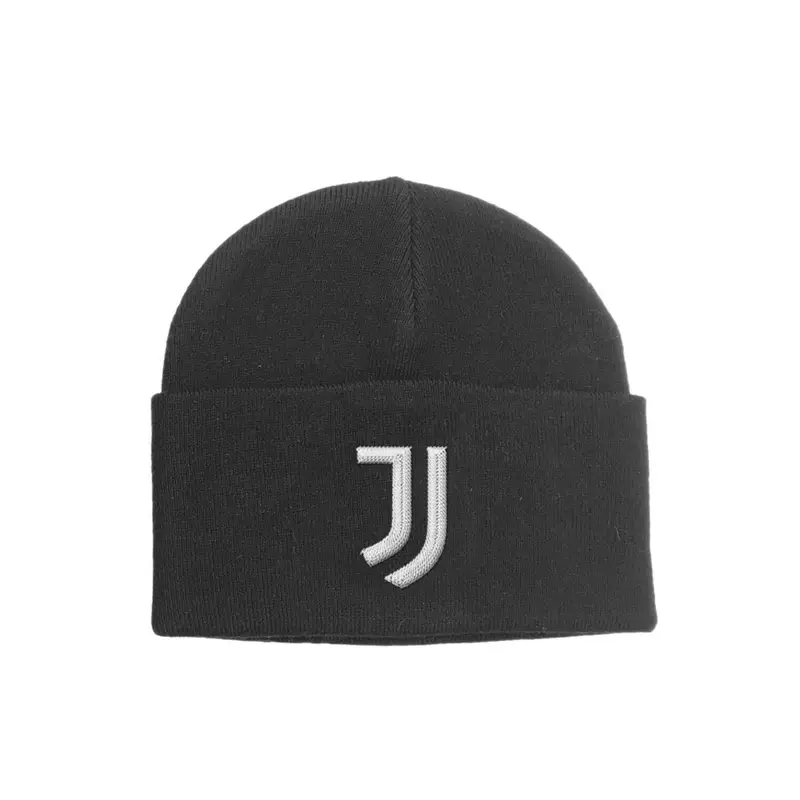Berretto Calcio Juve 3D Jacquard Nero Bianco Uomo TU