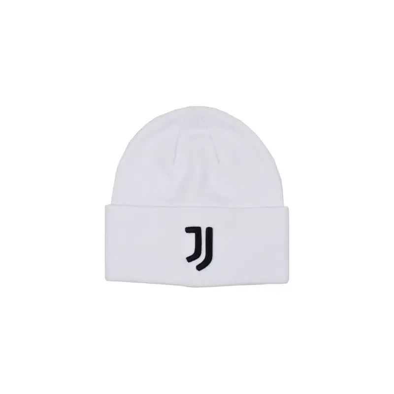 Berretto Calcio Juve Ricamo Bianco Nero TU