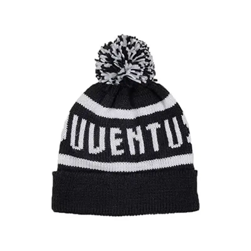 Cuffia Juve Ponpon Nero/Bianco Uomo TU