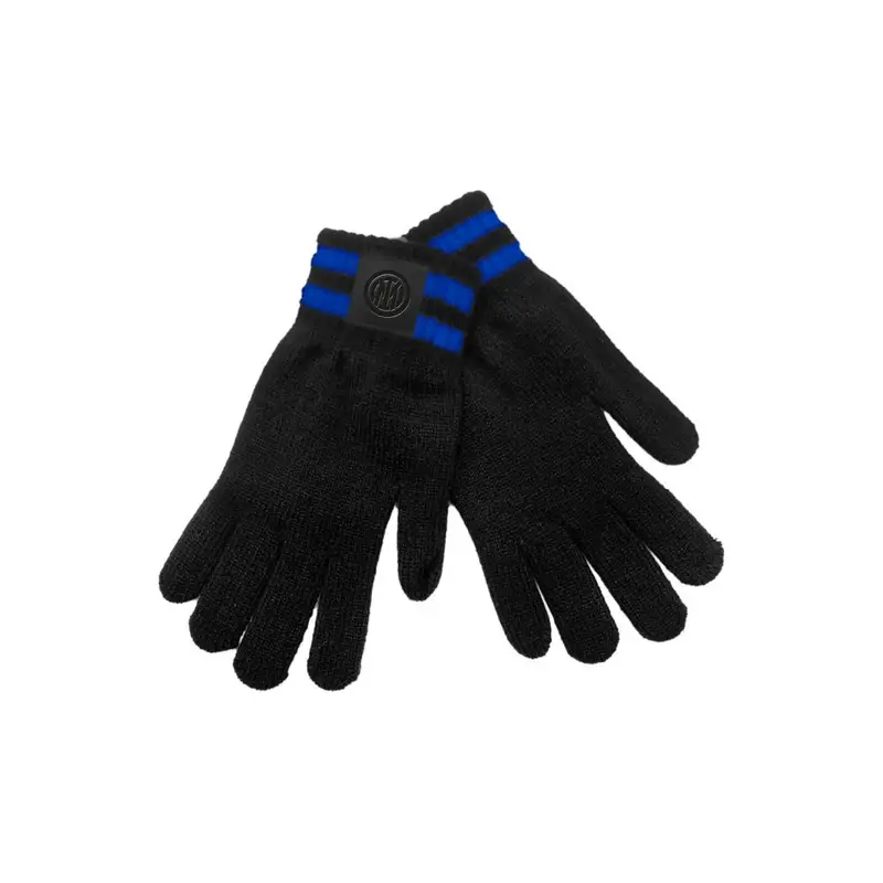 Guanti Calcio Inter Nero Azzurro TU
