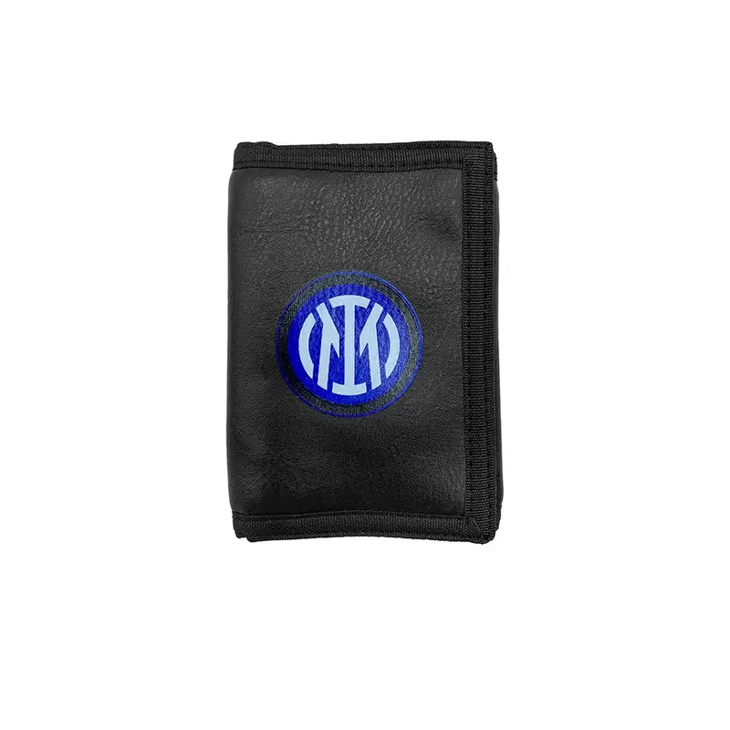 Portafoglio Inter A Strappo Nero Azzurro Uomo TU