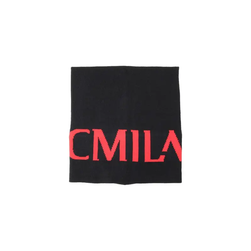 Scaldacollo Milan Jacquard Nero Rosso TU