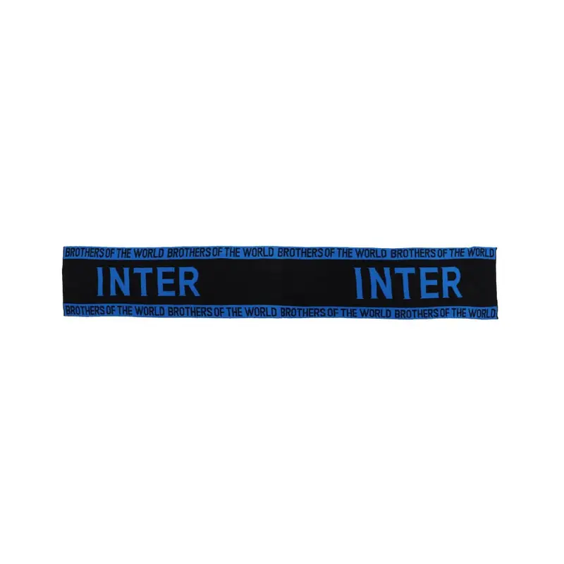 Sciarpa Calcio Inter Jacq Nero Azzurro TU