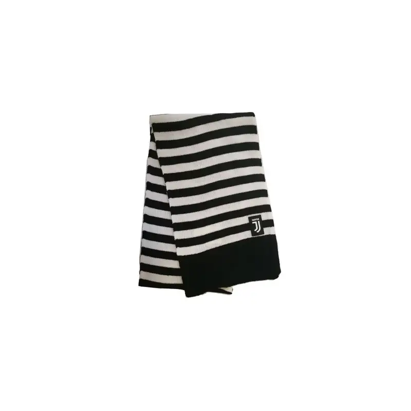 Sciarpa Calcio Juve Righe 25X80 Nero Bianco TU