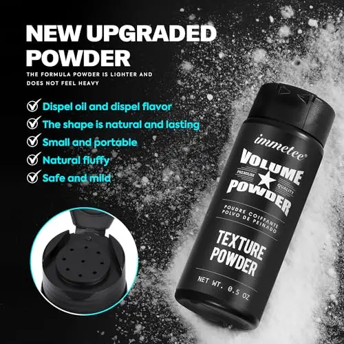 immetee Volume Powder per capelli di uomini e donne, polvere per il sollevamento delle radici, effetto opaco e finitura miniatura 3